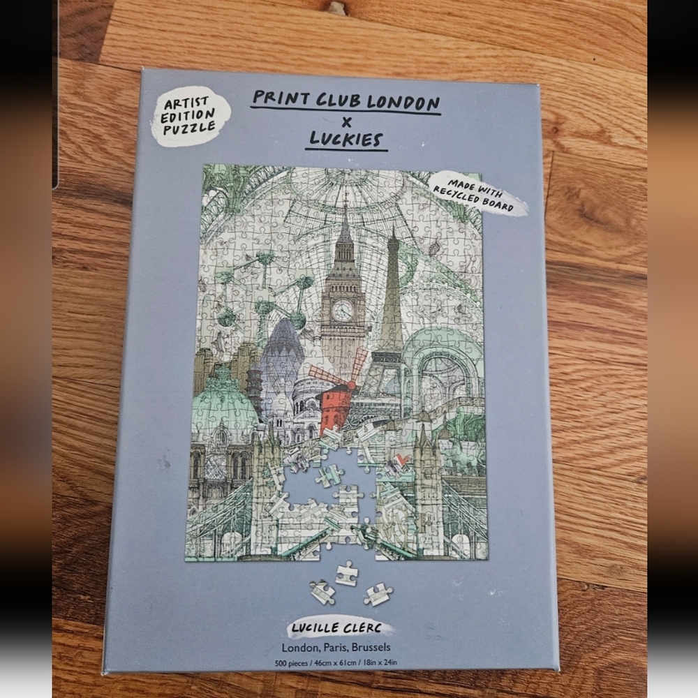 NWIB Artist Edition Print Club London x Luckies Puzzle, 500 Pc, Recycled Board